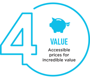 4. Value - Exceptional value for every consumer