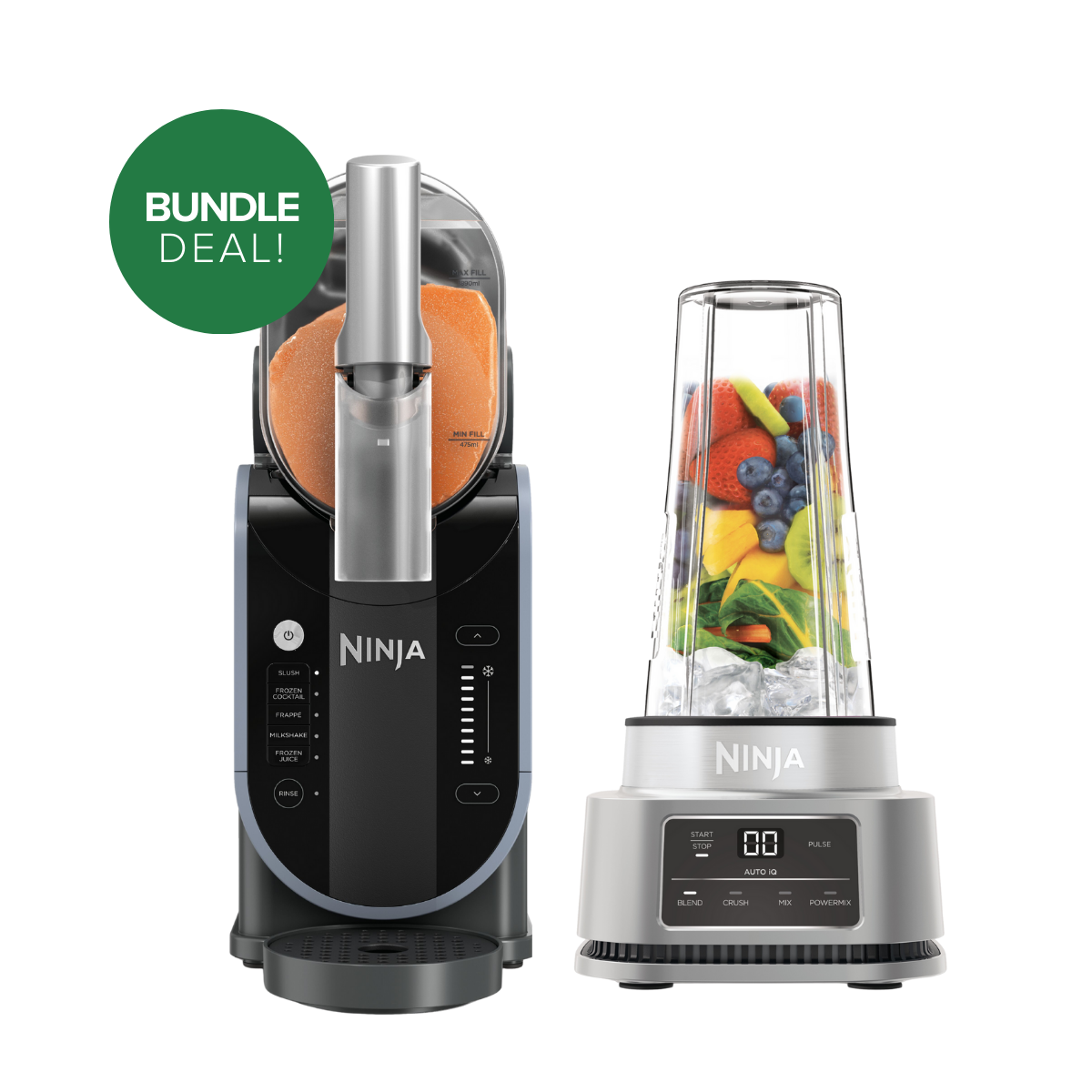 Ninja SLUSHi Frozen Drink Maker & Power Nutri Blender Bundle