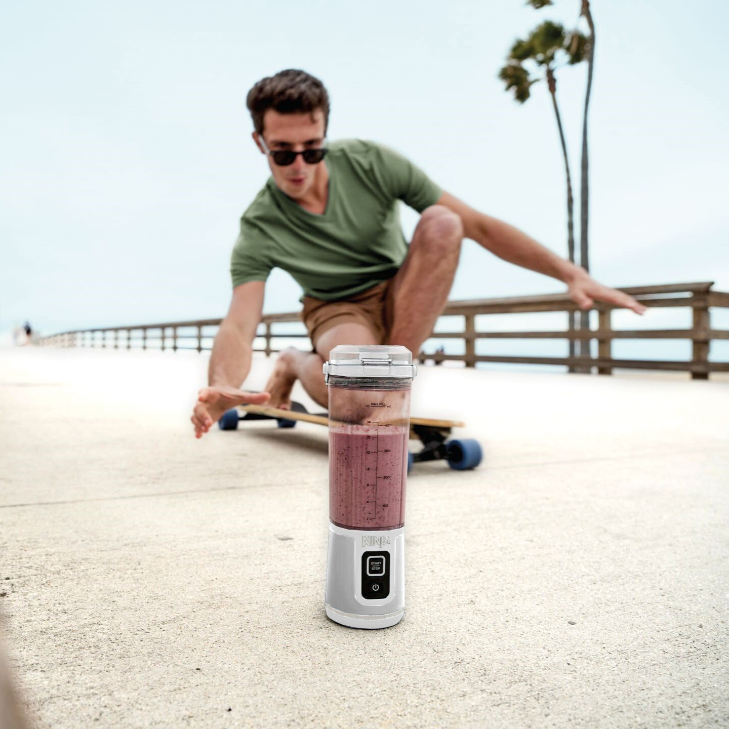 Ninja Blast Portable Blender, White