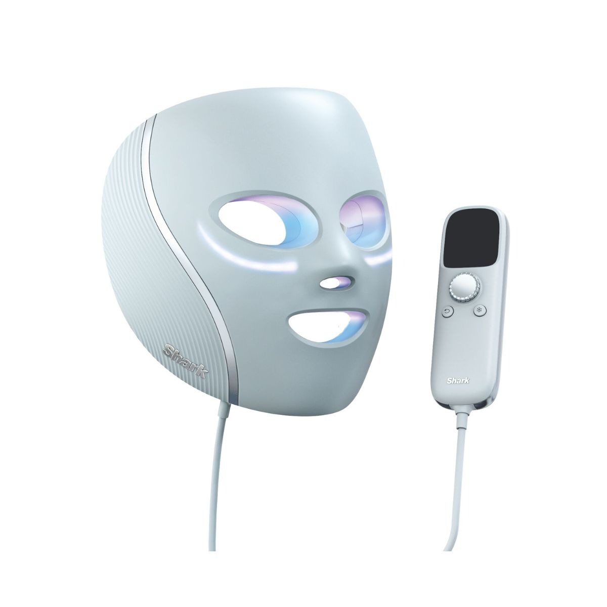 Shark CryoGlow iQLED Face Mask & Under Eye Cooling, Blue Frost