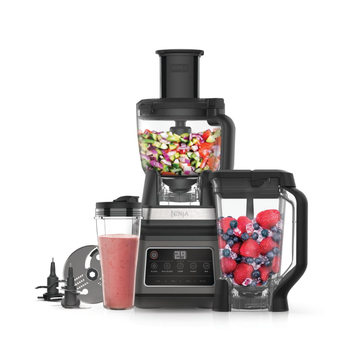Ninja 3-in-1 Food Processor with Auto-IQ 2.1L