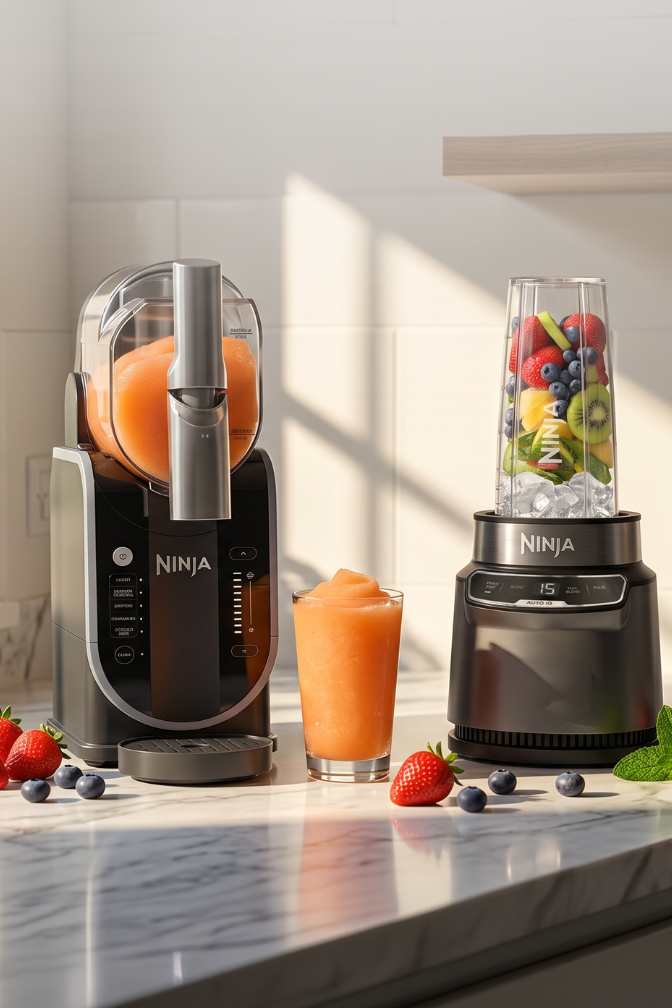 Ninja SLUSHi Frozen Drink Maker & Blender with Auto IQ Bundle