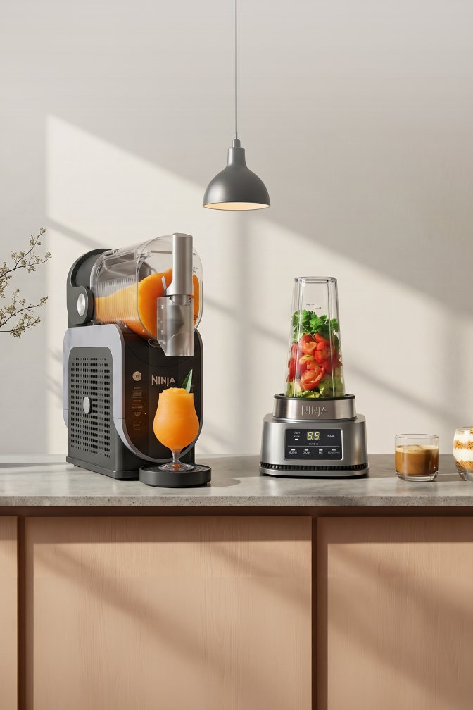 Ninja SLUSHi Frozen Drink Maker & Blender with Auto IQ Bundle