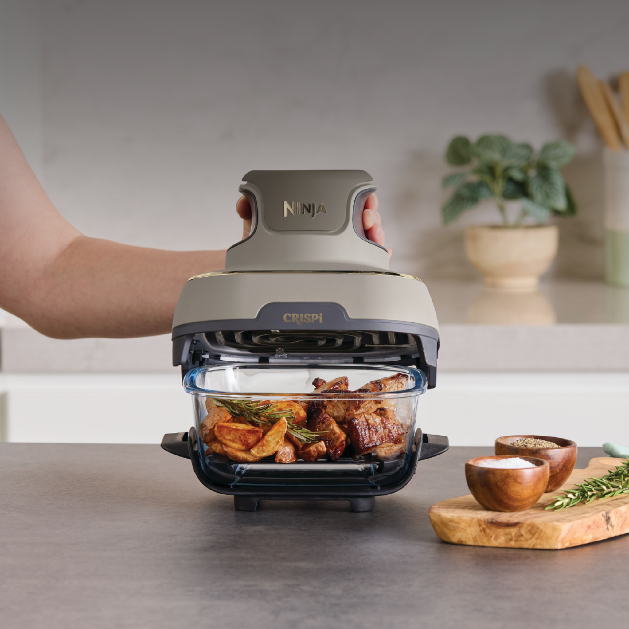 Ninja Crispi 4-in-1 Portable Glass Air Fryer