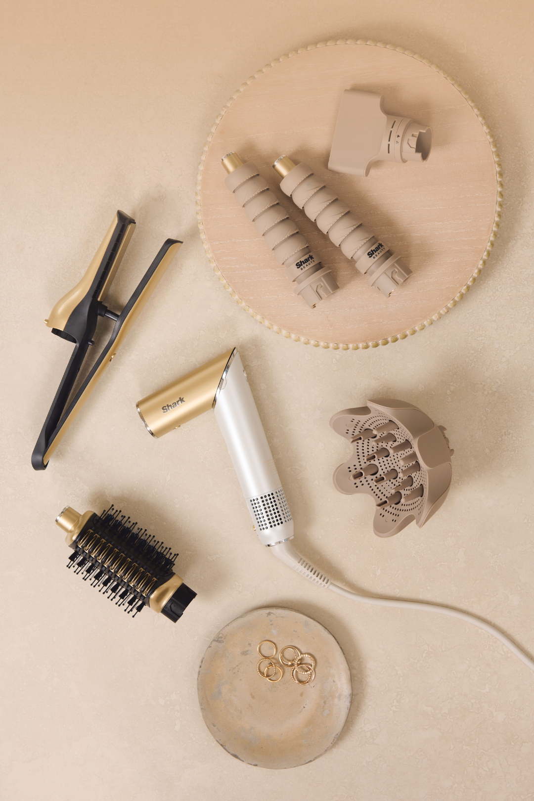 Shark Glam Straight, Waves & Curls Multi-styler