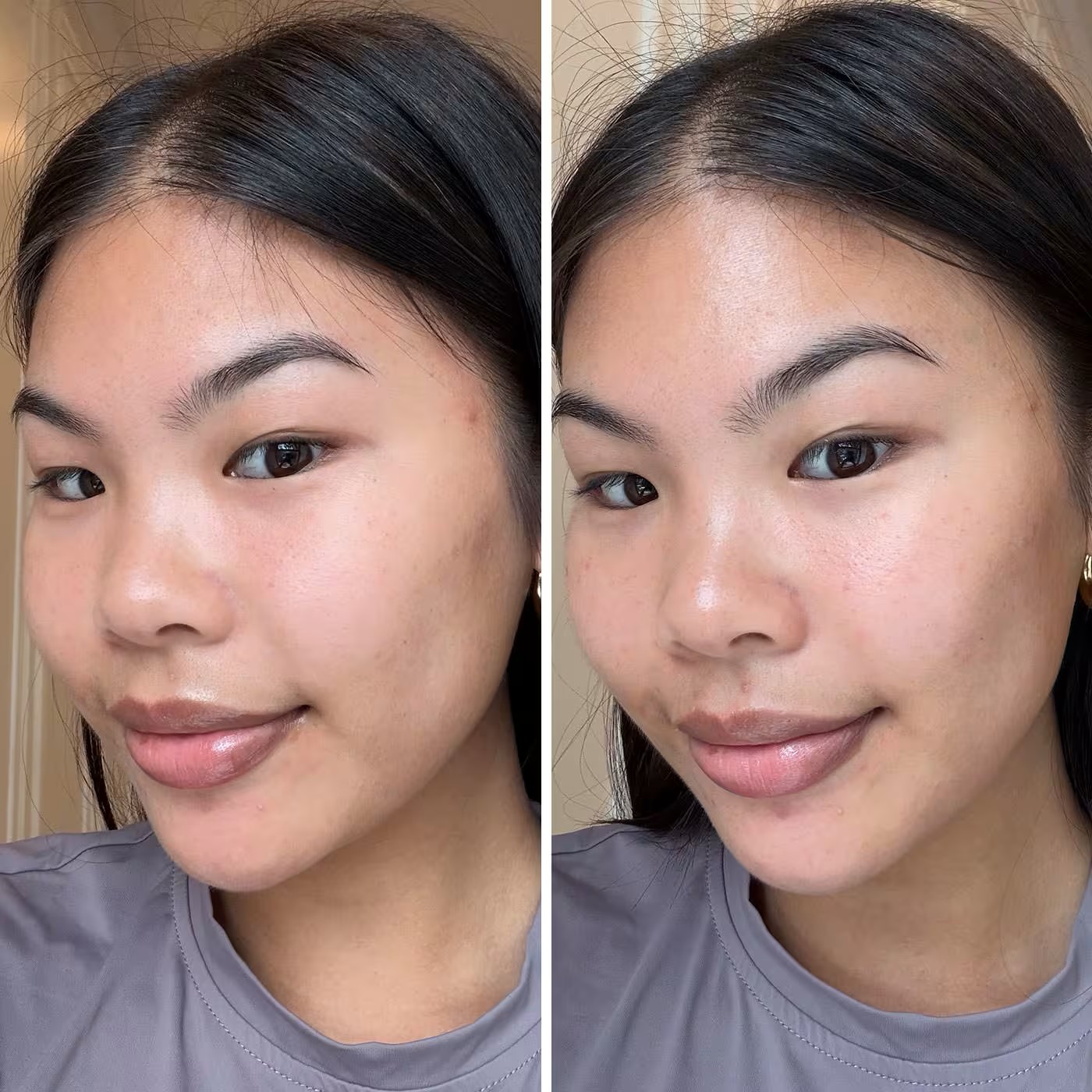 Before and after first use