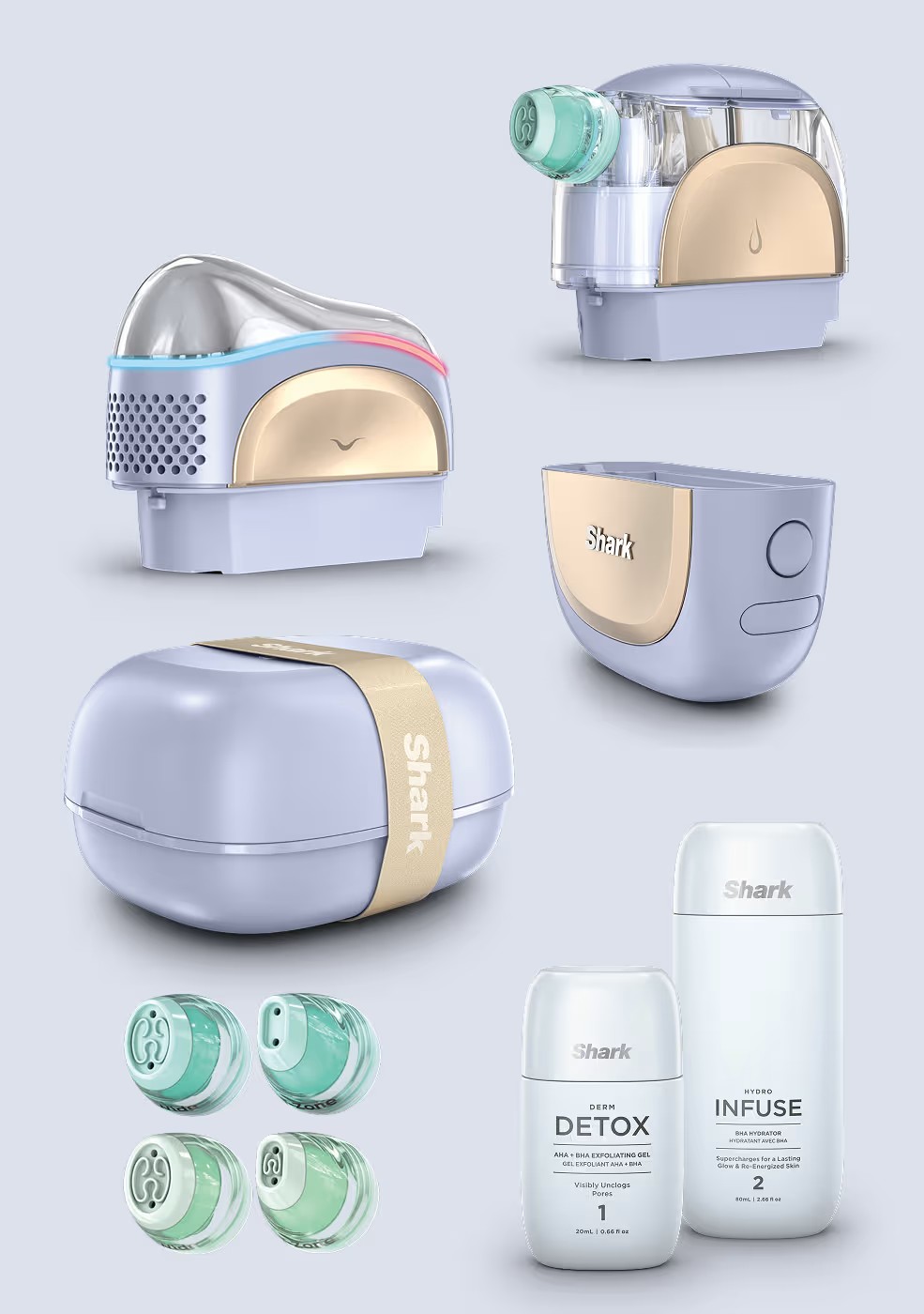 Spa Purple FacialPro Glow set